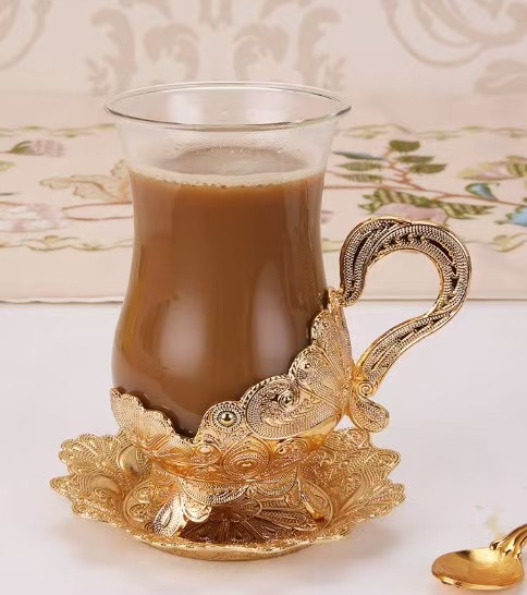 Europejskie kreatywne małe luksusowe wysokiej klasy znakomity zestaw do domu na teacup