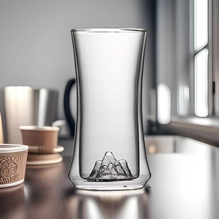 High Borosiate Glass Glass Puchar Widokowy Puchar Mountain